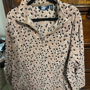 Lands' End Women's Leopard Print Jacket